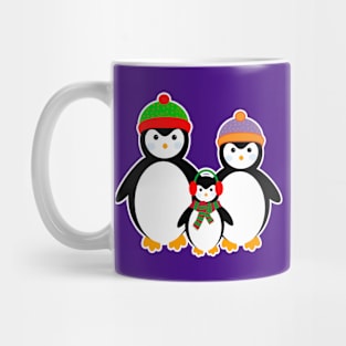 Cute Penguin Family Mug